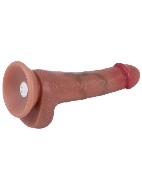 Gode Vibrant Skinnier Nico 14 x 4cm Marron