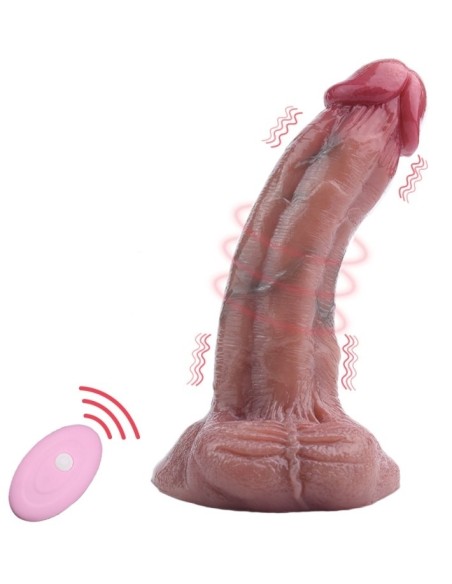 Gode Vibrant Skinnier Anto 12 x 3.5cm Marron