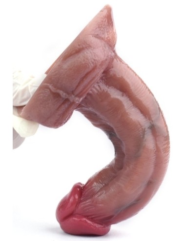 Gode Vibrant Skinnier Anto 12 x 3.5cm Marron