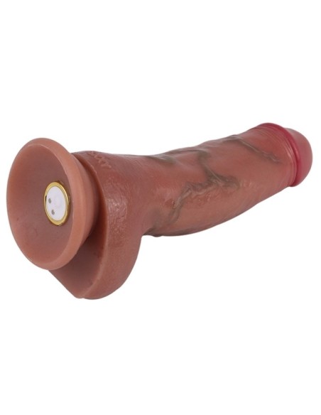 Gode Vibrant Skinnier Mario 14 x 4.6cm Marron