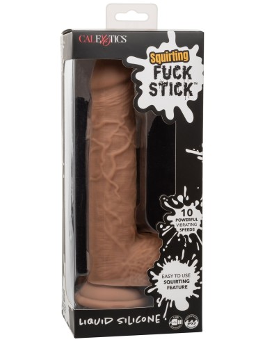 Gode Éjaculateur Vibrant Fuck Squirting 17 x 4.2cm Marron