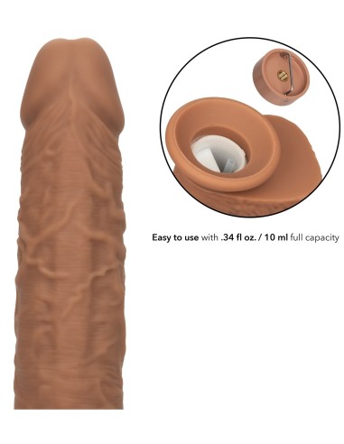Gode Éjaculateur Vibrant Fuck Squirting 17 x 4.2cm Marron