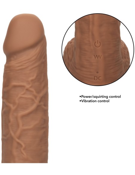 Gode Éjaculateur Vibrant Fuck Squirting 17 x 4.2cm Marron Gode Éjaculateur Vibrant Fuck Squirting 17 x 4.2cm Marron