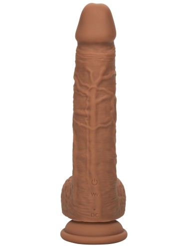 Gode Éjaculateur Vibrant Fuck Squirting 17 x 4.2cm Marron