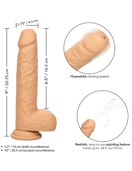 Gode Éjaculateur Vibrant Fuck Squirting 17 x 4.2cm