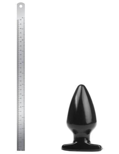 Plug Fat M I Love Butt 14 x 7.5 cm Noir - Plugs XL - Largeur + de 6cm - 4