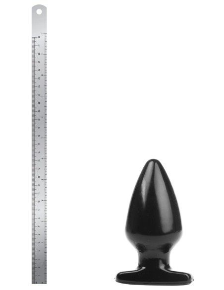 Plug Fat M I Love Butt 14 x 7.5 cm Noir - Plugs XL - Largeur + de 6cm - 4