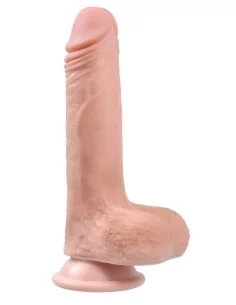Gode réaliste DUAL Silicone 13 x 3.5 cm Chair