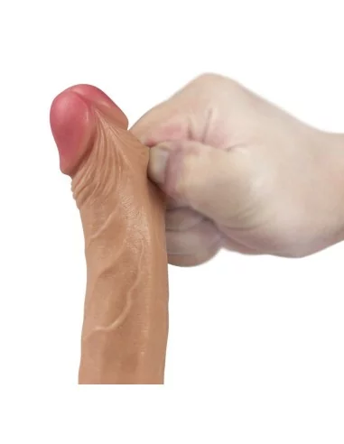 Gode réaliste DUAL Silicone 13 x 3.5 cm Chair
