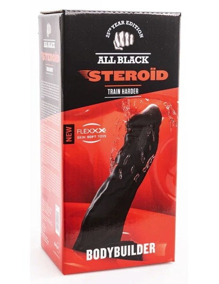 Gode ABS06 Bodybuilder All Black Steroïd 26 x 8cm - Dildos XXL - Largeur + de 8cm - 2