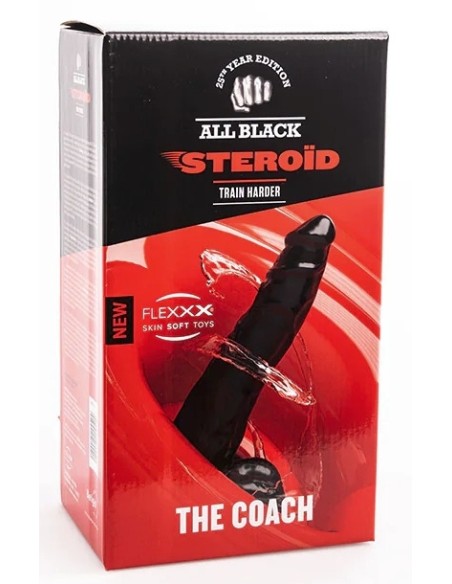 Gode ABS02 The Coach The All Black Steroïd 25 x 7cm Gode ABS02 The Coach The All Black Steroïd 25 x 7cm