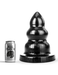 Plug AB97 Triple Pleasure L All Black 25 x 15cm