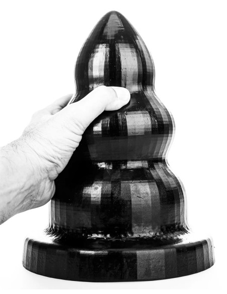 Plug AB97 Triple Pleasure L All Black 25 x 15cm Plug AB97 Triple Pleasure L All Black 25 x 15cm