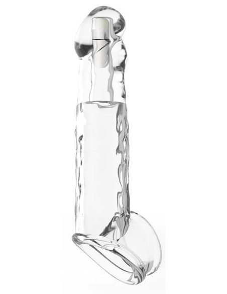 Gaine de pénis vibrante Silyvizz 16 x 4 cm Transparente