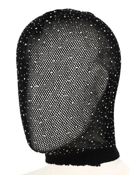 Cagoule en Résille avec Strass Diamands