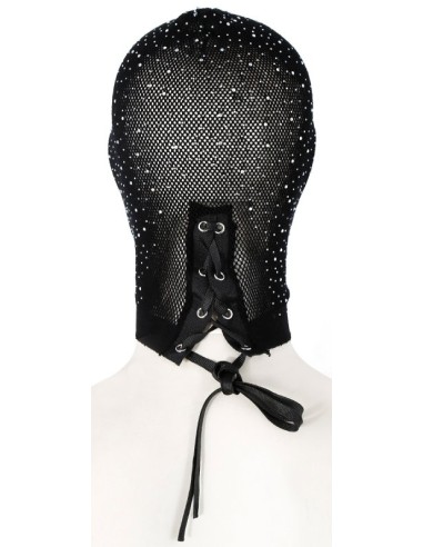 Cagoule en Résille avec Strass Diamands