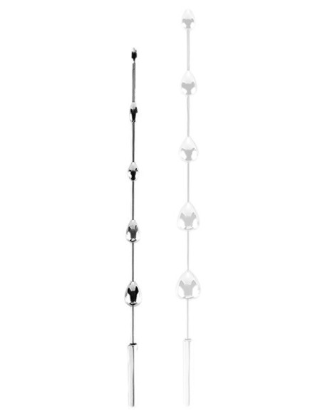 Tige d'urètre en métal Brano S 22 cm - Diamètre 6 à 14mm