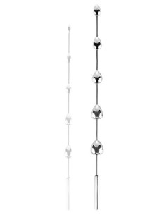 Tige d'urètre Brano L 24 cm - Diamètres de 12 à 20mm