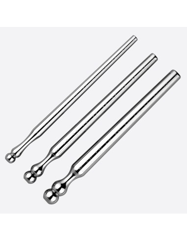 Plug d'urètre percé Holl Dilator S 11 cm - Diamètre 5-8mm