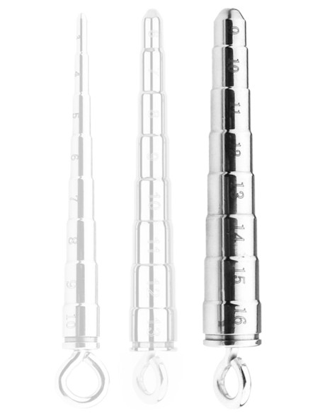 Plug d'urètre Grady L 9 cm - Diamètre 9 à 16mm