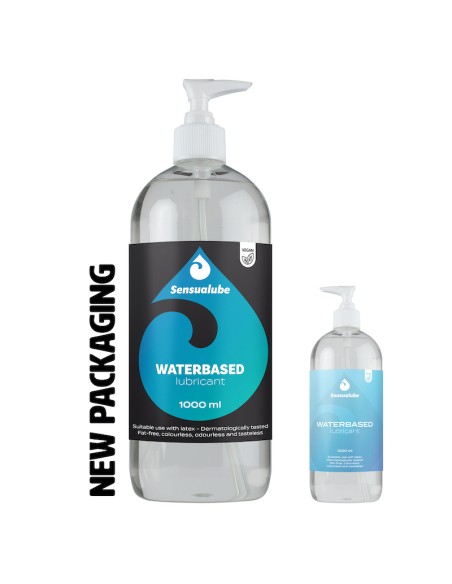 Lubrifiant à base d'eau Sensualube Water 1 Litre