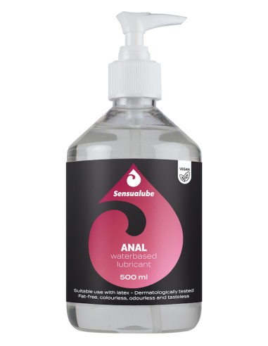 Lubrifiant à base d'eau Sensualube Anal 500ml