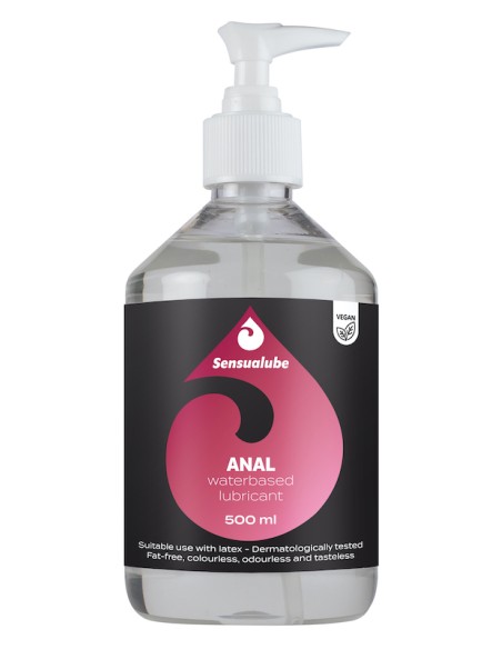 Lubrifiant à base d'eau Sensualube Anal 500ml