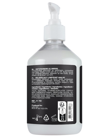 Lubrifiant relaxant Sensualube Anal Relaxing 500ml Lubrifiant relaxant Sensualube Anal Relaxing 500ml