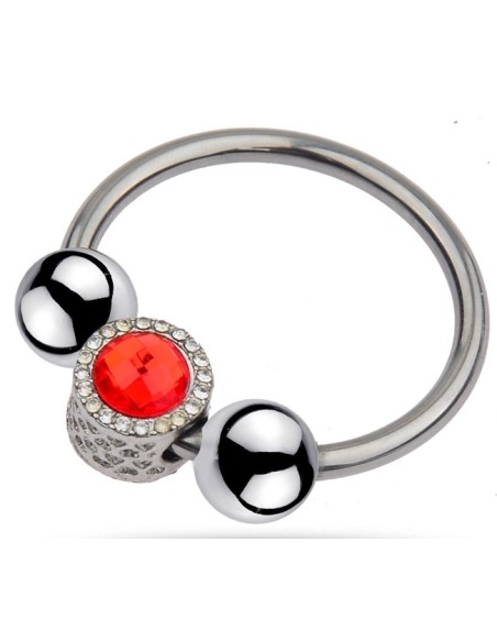Anneau de gland Royring Bijou Rouge Anneau de gland Royring Bijou Rouge