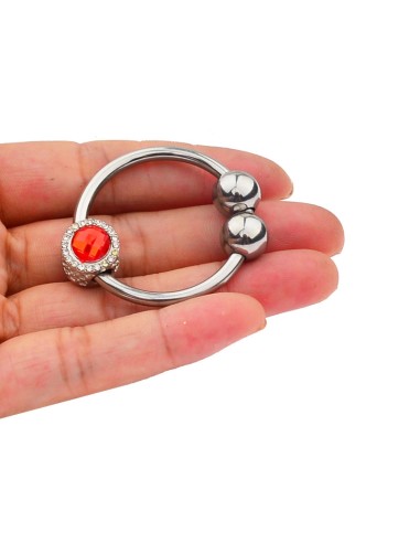Anneau de gland Royring Bijou Rouge