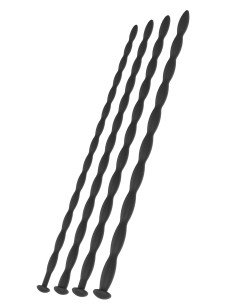 Lot de 4 Tiges d'urètre Advanced Dilator 30 cm - Diamètre 7 à 10mm