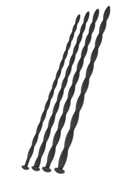 Lot de 4 Tiges d'urètre Advanced Dilator 30 cm - Diamètre 7 à 10mm Lot de 4 Tiges d'urètre Advanced Dilator 30 cm - Diamètre 7 à 10mm