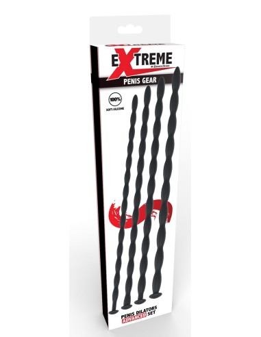 Lot de 4 Tiges d'urètre Advanced Dilator 30 cm - Diamètre 7 à 10mm