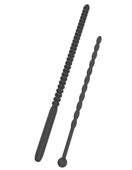 Tiges d'urètre Ribbed Dilators Silicone