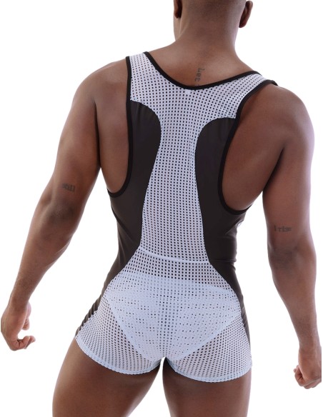Singlet Sanke Bleu-Noir