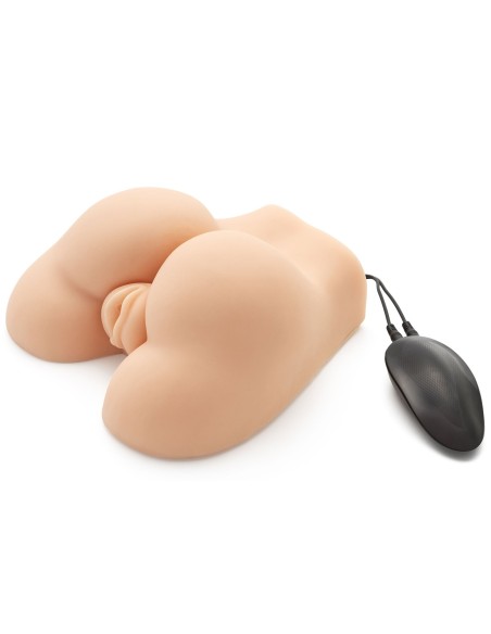 Masturbateur Réaliste Vibrant Fat Ass 2 Entrées