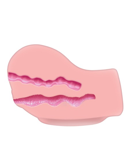 Masturbateur Réaliste Vibrant Hot Honey 2 Entrées