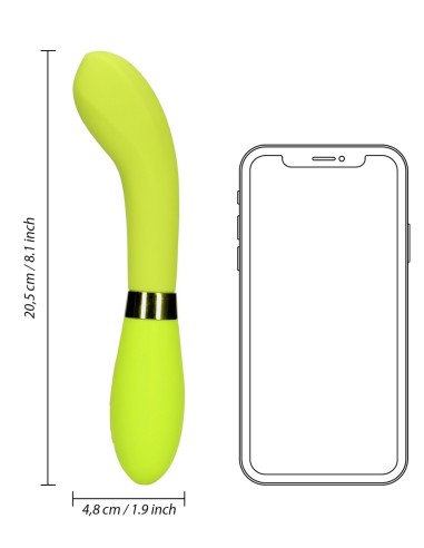 Vibro G-Spot Vibrator 20.5 cm Vert