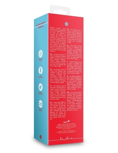 Vibromasseur Smooth Line 11 x 3.4 cm Rouge