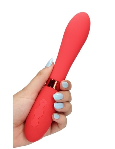Vibromasseur Smooth Line 11 x 3.4 cm Rouge