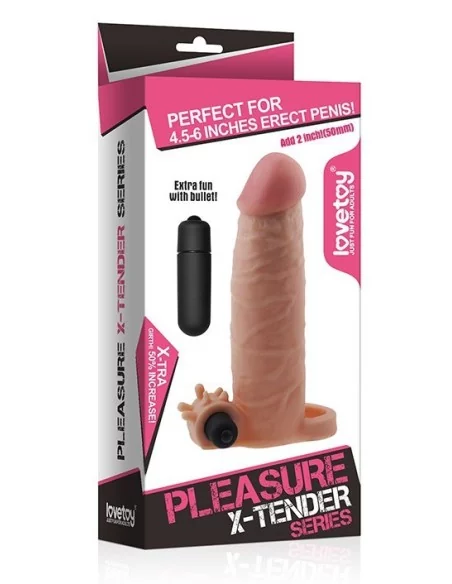 Gaine de pénis X-TENDER N°1 17 x 4.5 cm Gaine de pénis X-TENDER N°1 17 x 4.5 cm