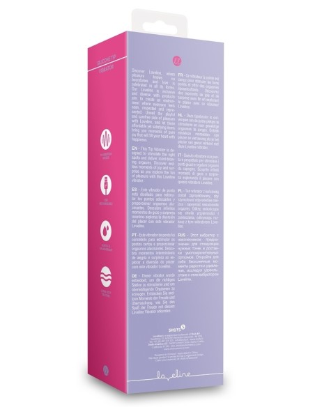 Stimulateur avec pointe vibrante Tip Vibrator 20 cm Violet Stimulateur avec pointe vibrante Tip Vibrator 20 cm Violet