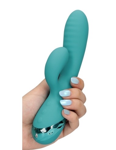 Vibro Rabbit Gonflable Flatblue 11 x 3.5cm