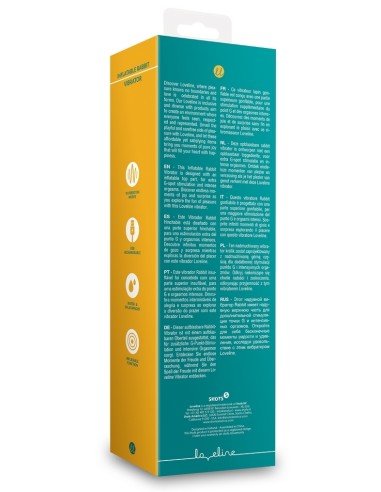 Vibro Rabbit Gonflable Flatblue 11 x 3.5cm