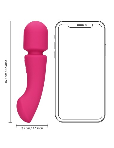 Mini wand Double Side 16 cm Rose