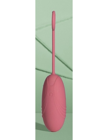 Oeuf vibrant sans fil Egg Soft Vibrator 8 x 3.3 cm Rose