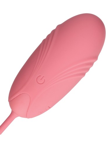Oeuf vibrant sans fil Egg Soft Vibrator 8 x 3.3 cm Rose