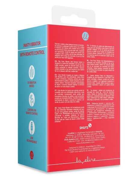 Vibrateur de culotte Panty Vibes 10 Vibrations