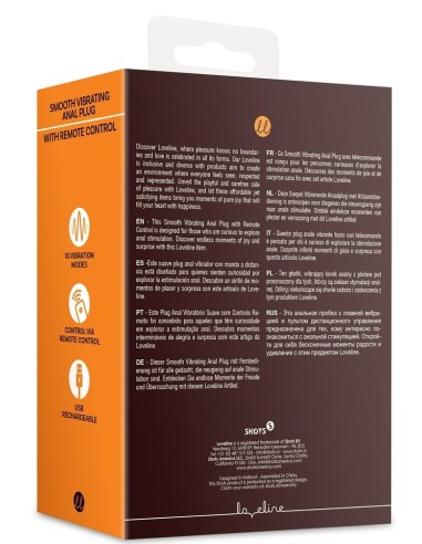 Stimulateur de prostate Smooth Touch 10 x 3.2cm