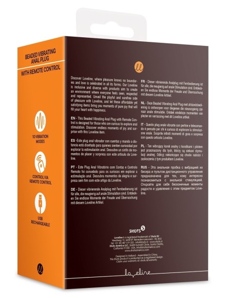 Stimulateur de prostate Beaded Touch 9.5 x 3cm